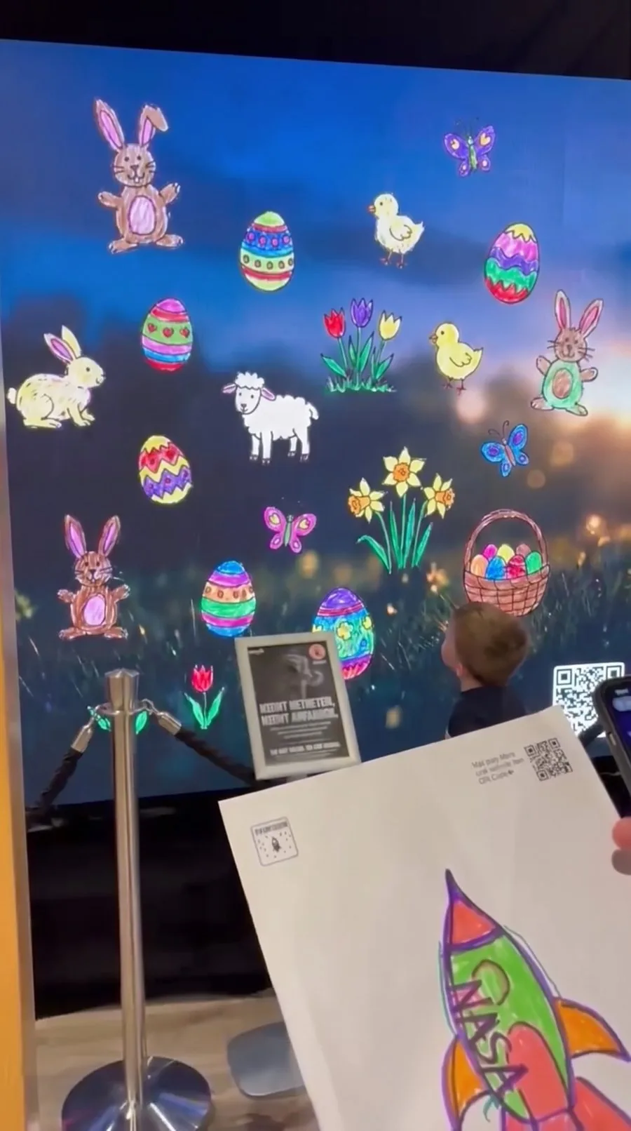 Magic Wall im Oster-Thema