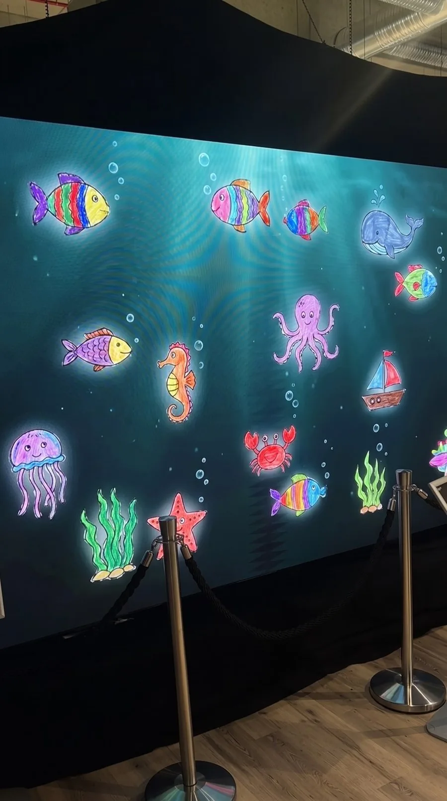 Magic Wall im Unterwasser-Thema